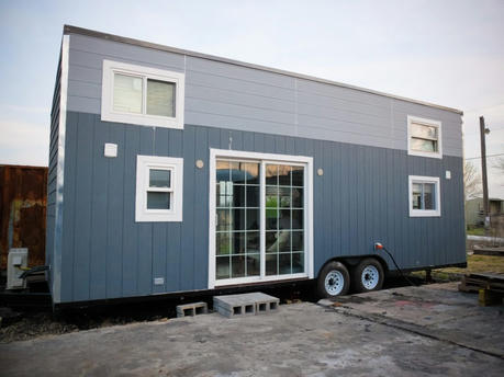 Couple Builds a $15,000 DIY Serenity Tiny House on Wheels